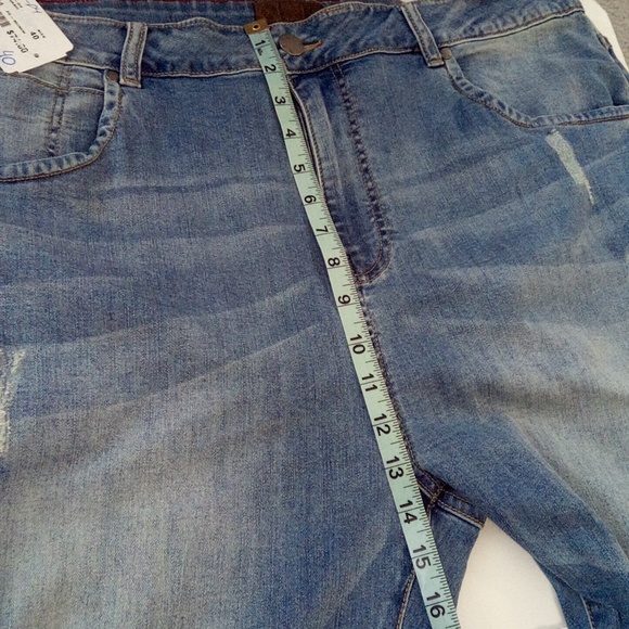 New Tainted Denim Jeans Mid Rise Slim Fit Hip Leg Men's Size 40 - Picture 12 of 16